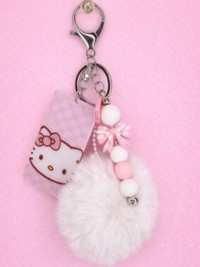 Hello Kitty Bag Keychain Charm